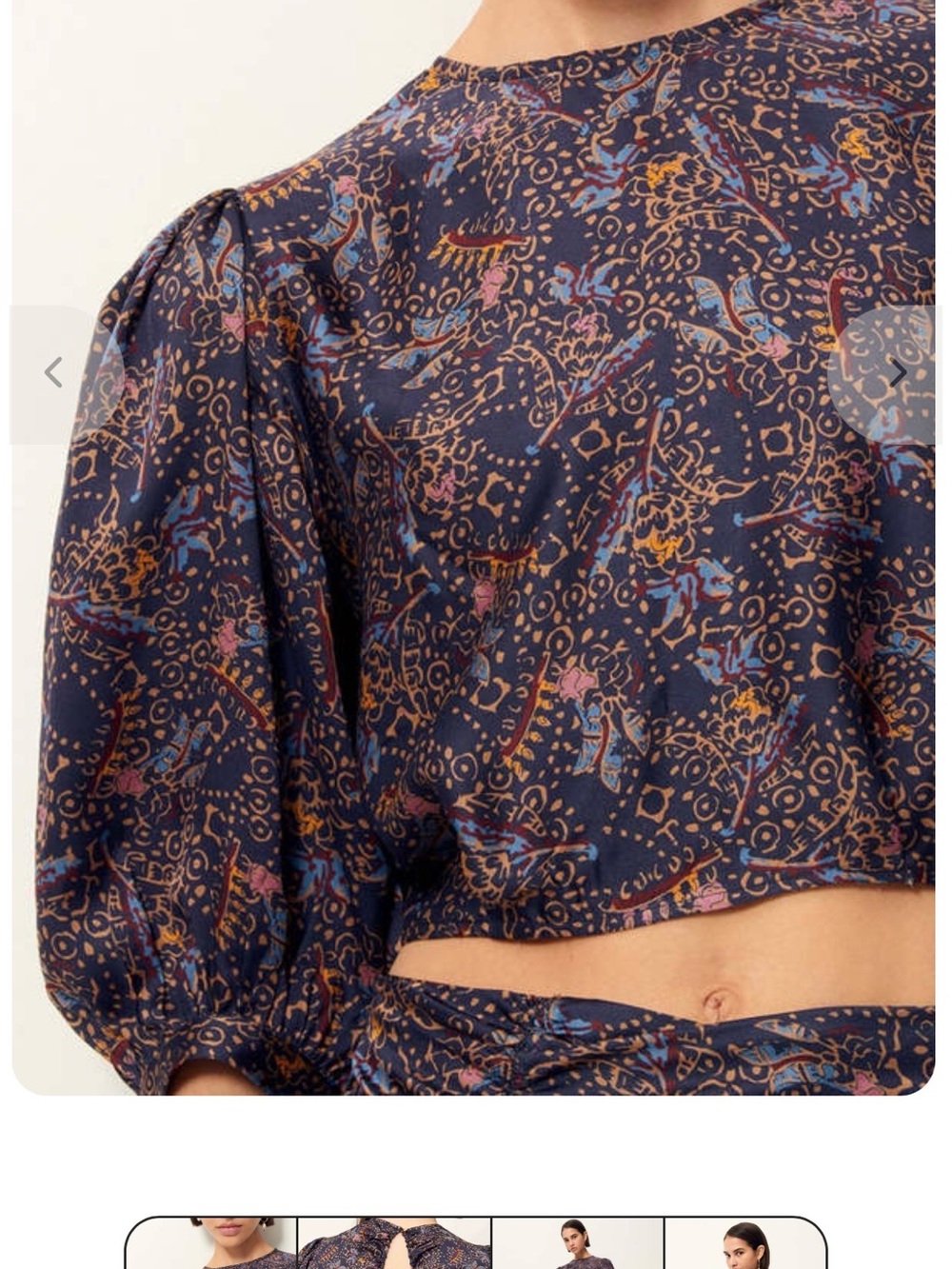 Sessun Open-Back Crop Top